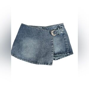 Austin Landing Denim Mini Skirt with Buckle Size 29
